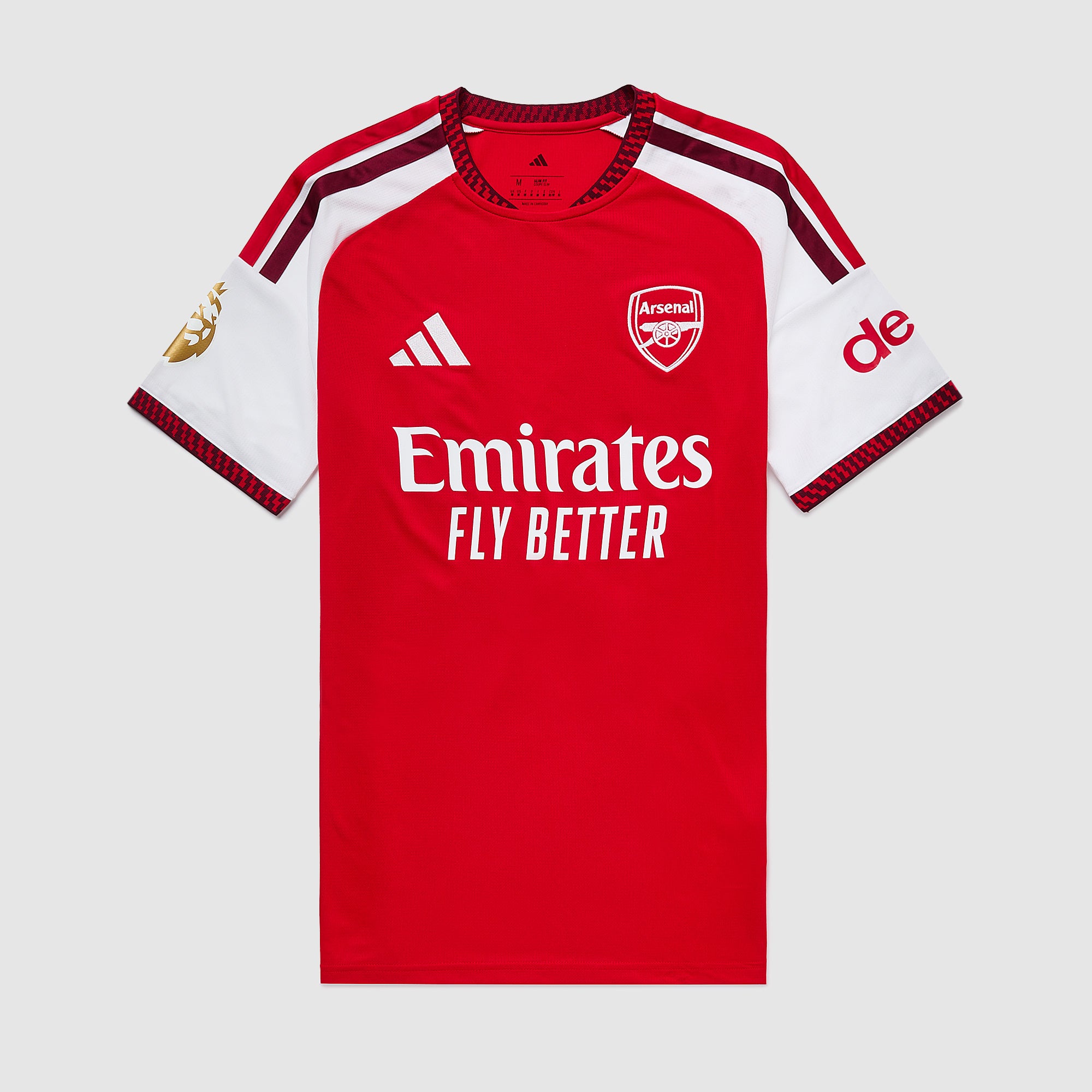アーセナル　CHAMPIONS 26 ホーム26/27 adidas Arsenal 26/27 Home Shirt With Champions 26 - Better Scarlet