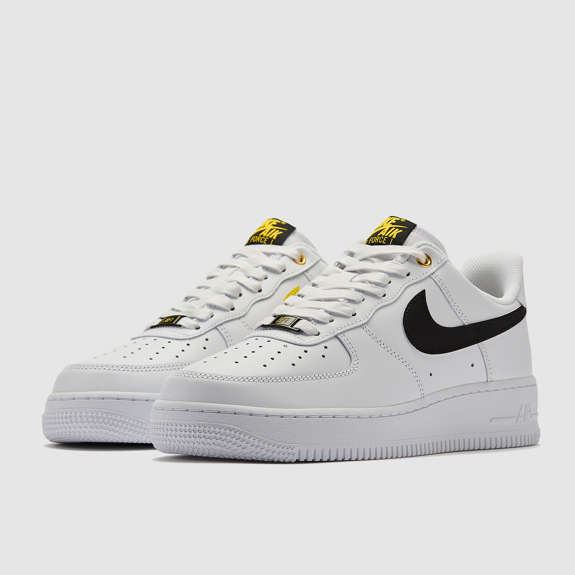 Nike Air Force 1 x AIK - White/Black/Yellow - Mens Shoes