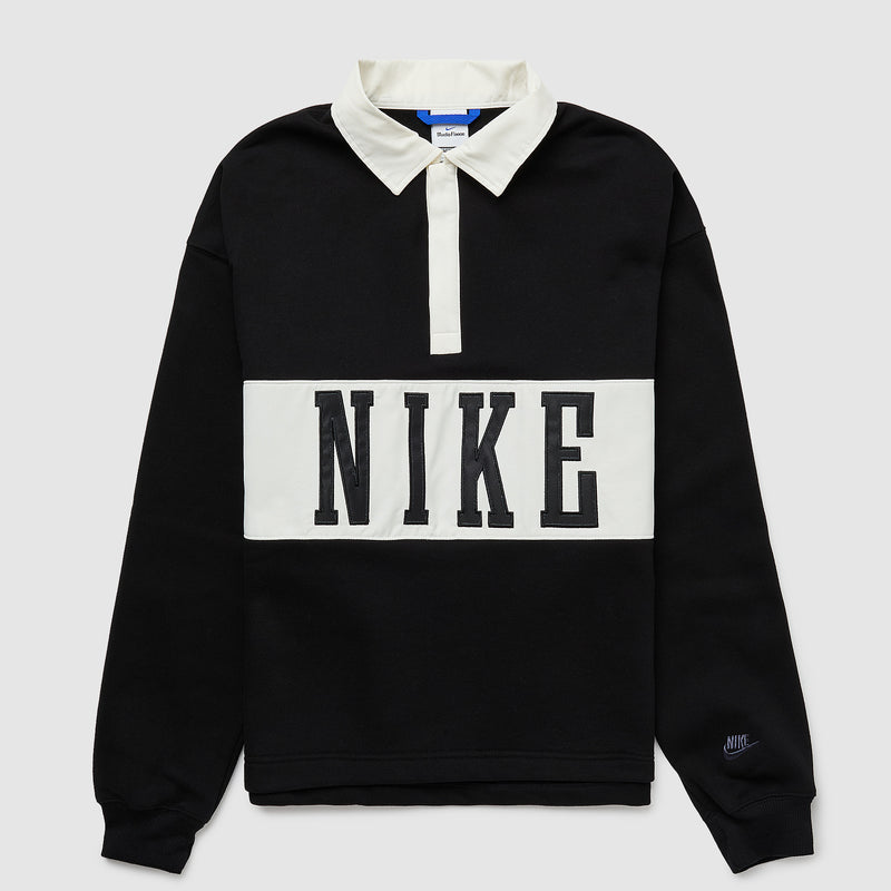 Nike Sportswear Womens Studio Fleece Oversized Rugby Sweatshirt