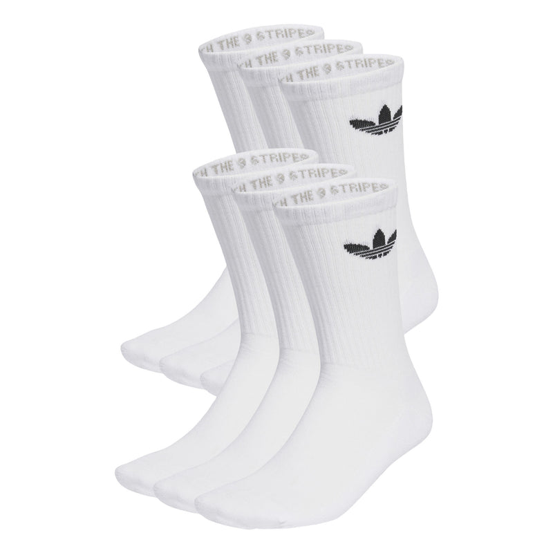adidas Originals Trefoil Cushioned Crew Socks (6 Pairs)