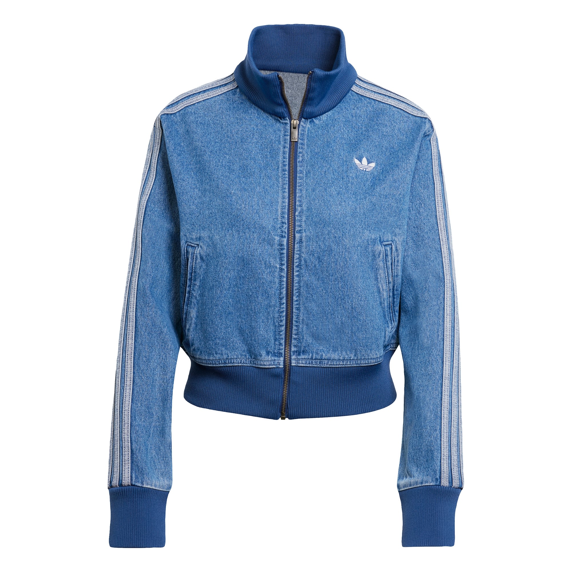 adidas Originals Womens Adicolor Denim Track Top - Indigo Denim