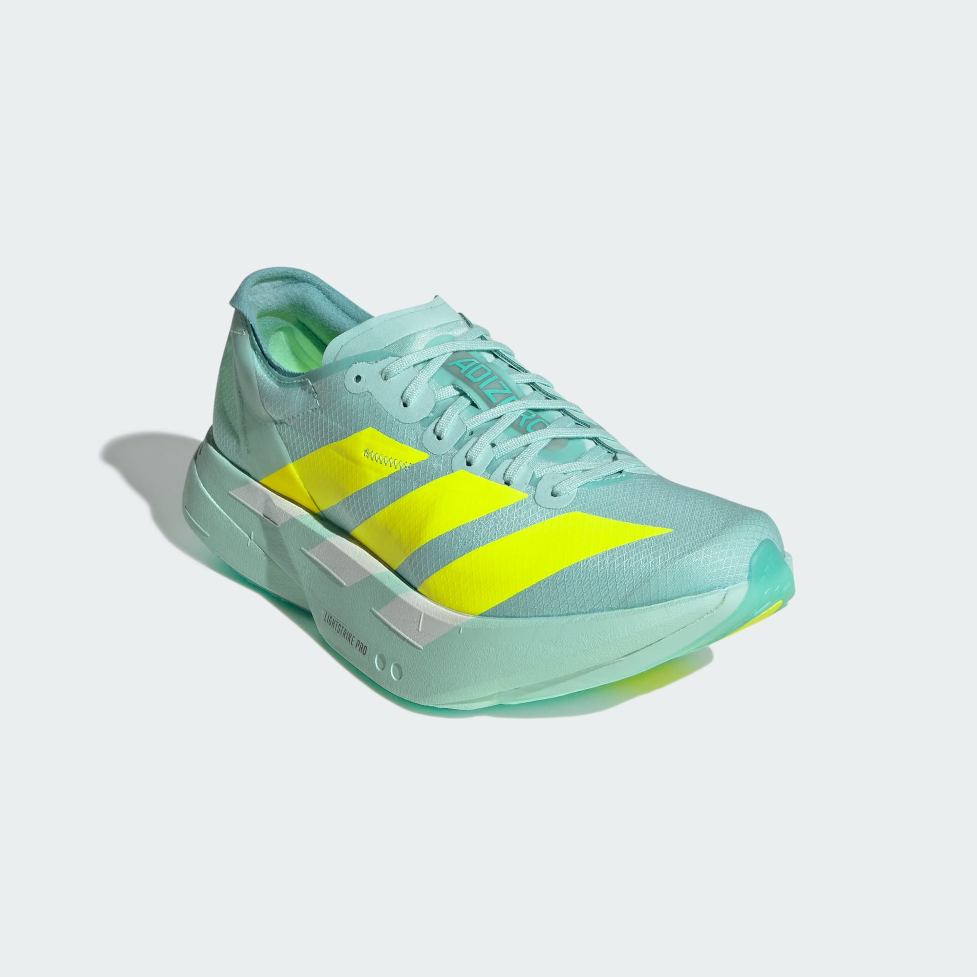 adidas Womens adizero adios Pro 4 - Semi Flash Aqua/Lucid Lemon