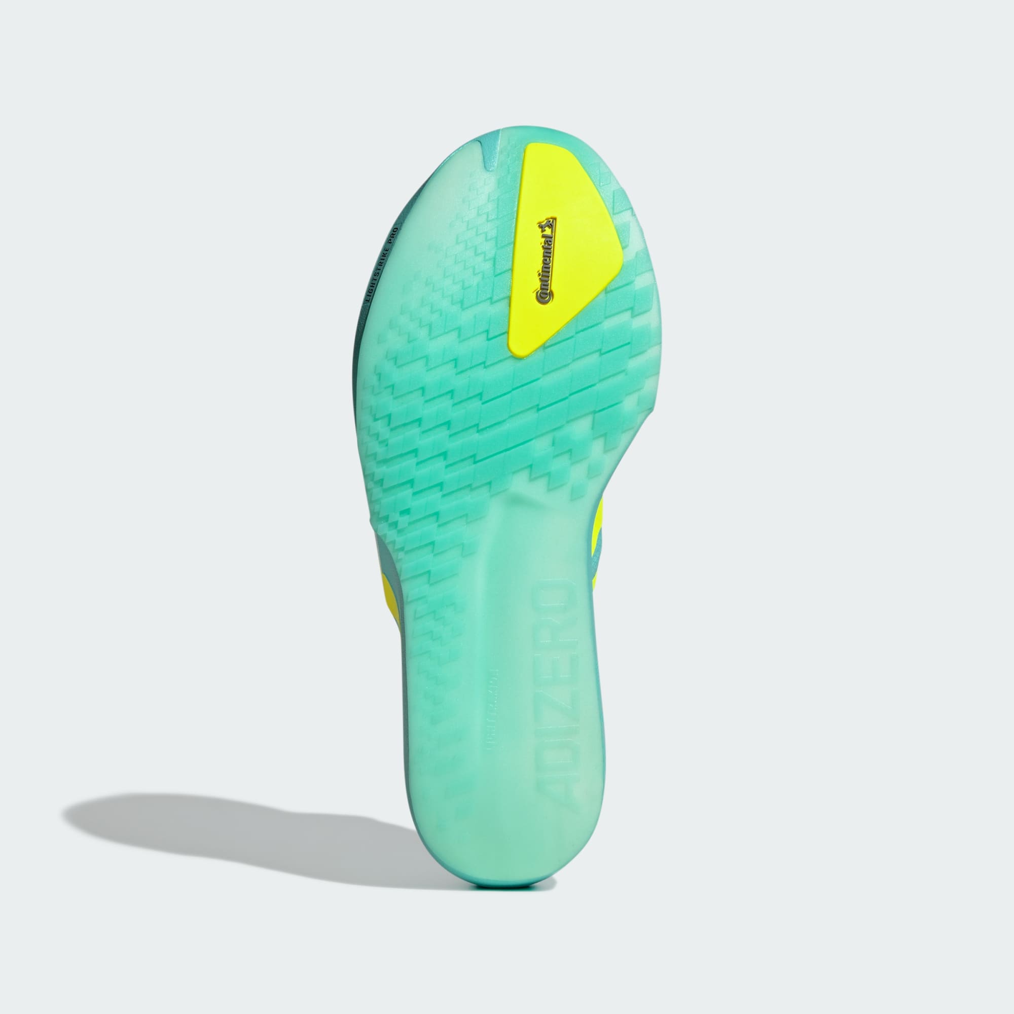 adidas adizero adios 9 - Flash Aqua/Lucid Lemon/Zero Met. - Mens Shoes