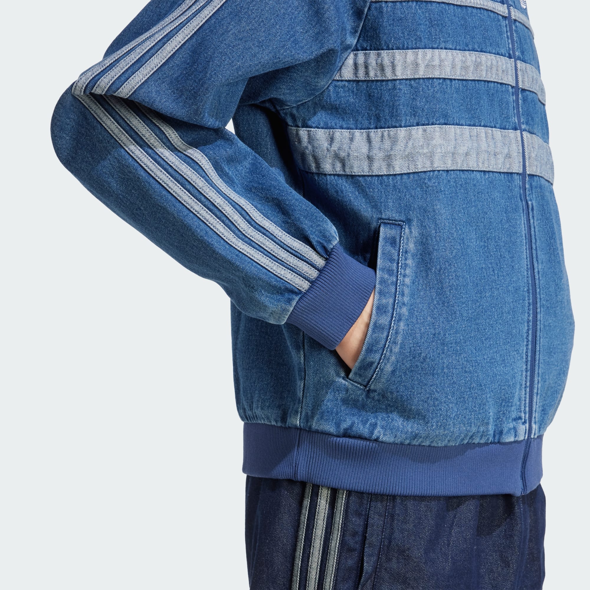 adidas Originals Men adidas Adicolor First Blue Denim Track Top