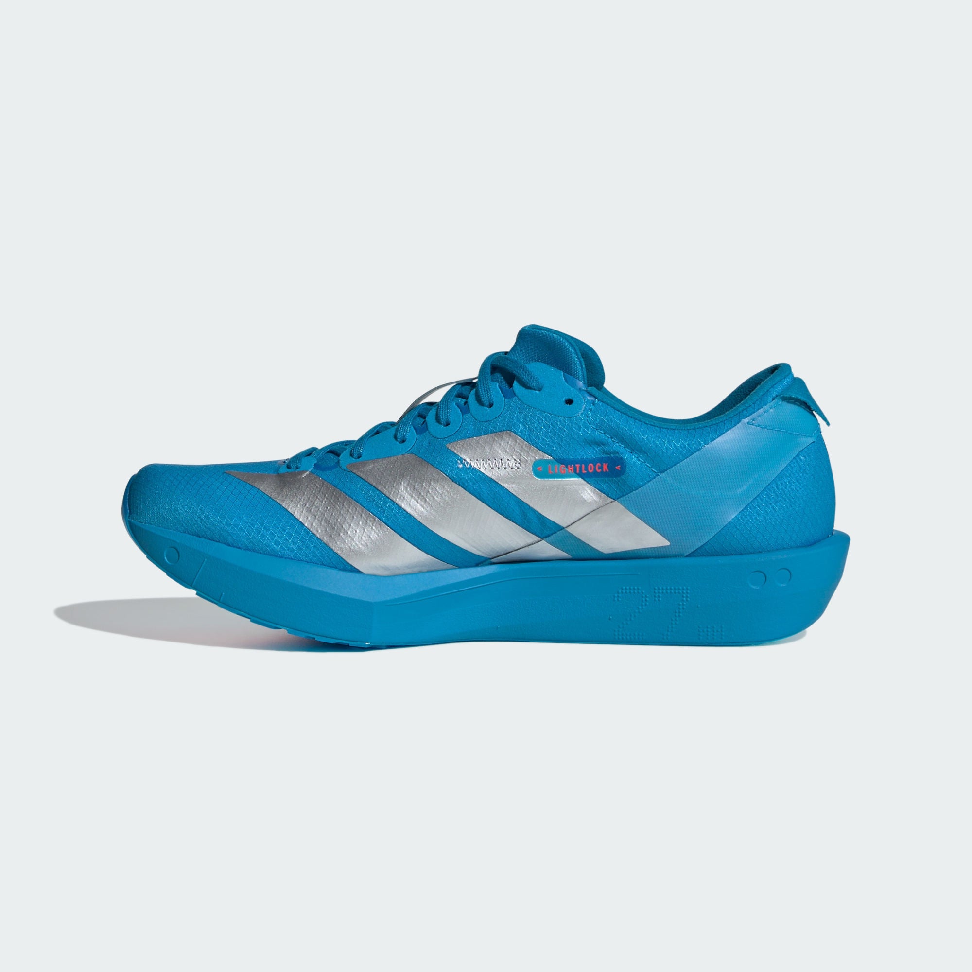 adidas adizero adios 9 - Flash Aqua/Lucid Lemon/Zero Met. - Mens Shoes