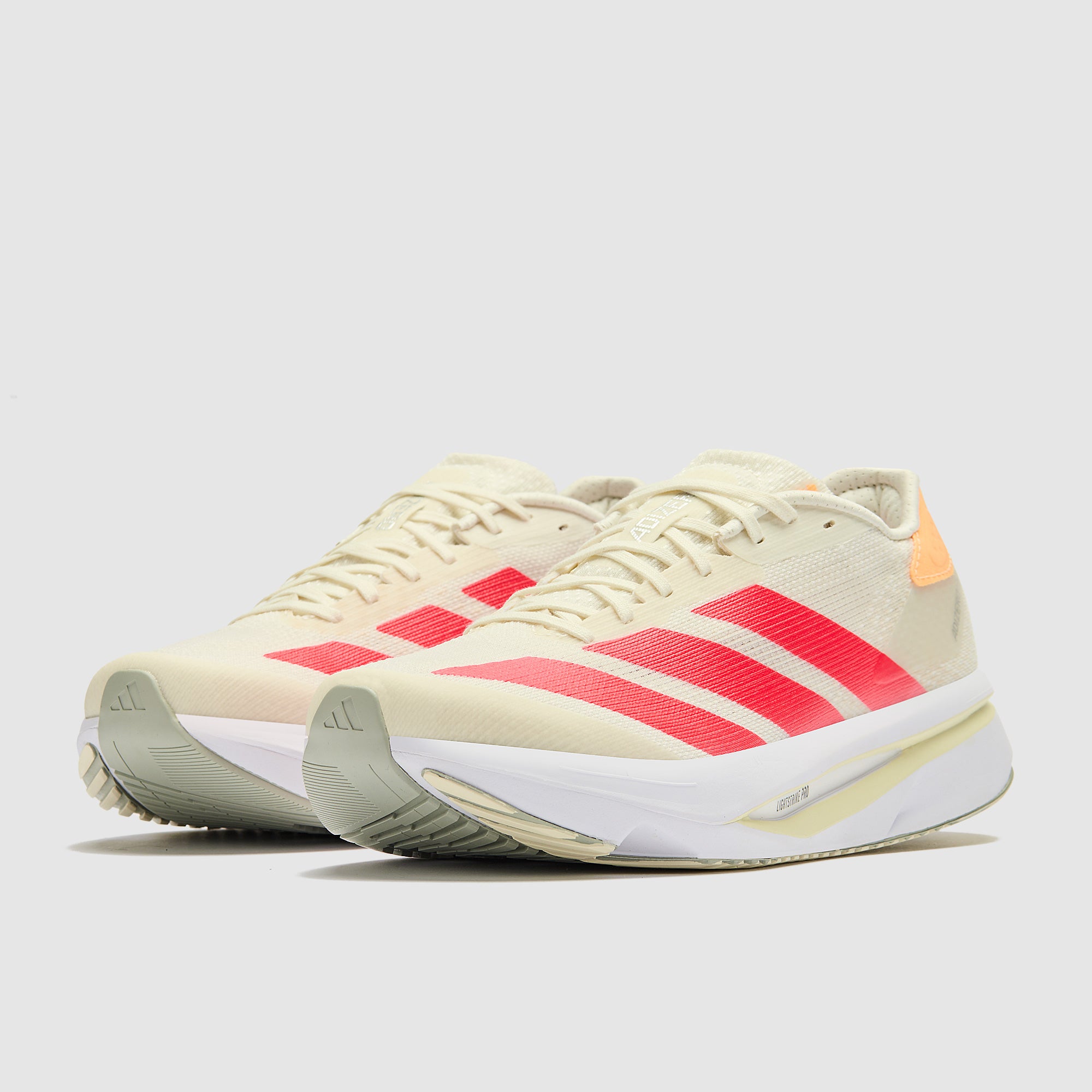  ADIZERO SL2,レディース, 24cm adidas Womens adizero SL2 - Off White/Lucid Red/Acid Orange
