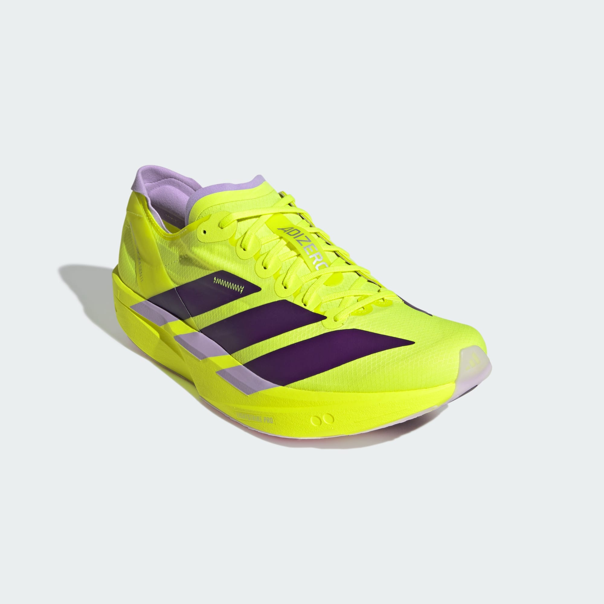 adidas adizero Takumi Sen 11 - Solar Yellow/Aurora Plum/Powder