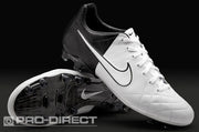 Nike Tiempo Legend IV Elite FG Boots - Wht/Blk - White-White