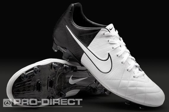 Nike Tiempo Legend IV Elite FG Boots - Wht/Blk - White-White