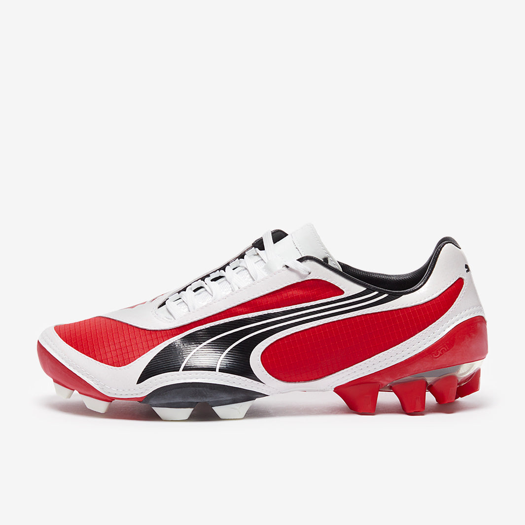 V1.08 【激レア】Puma FG Black / White / Red - Ground Firm - V1.08 - Boots Football Puma シューズ