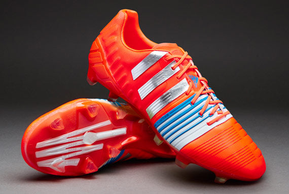 adidas Nitrocharge 1.0 FG - Infrared/Metallic Silver/Running White