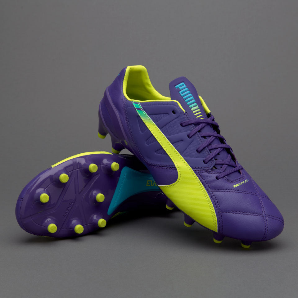 PUMA EVOSPEED サッカーシューズ Puma Football Boots - Puma evoSPEED 1.3 Leather FG - Firm Ground