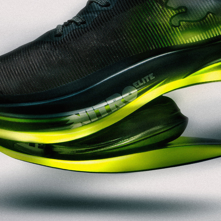 close up of the puma nitro elite