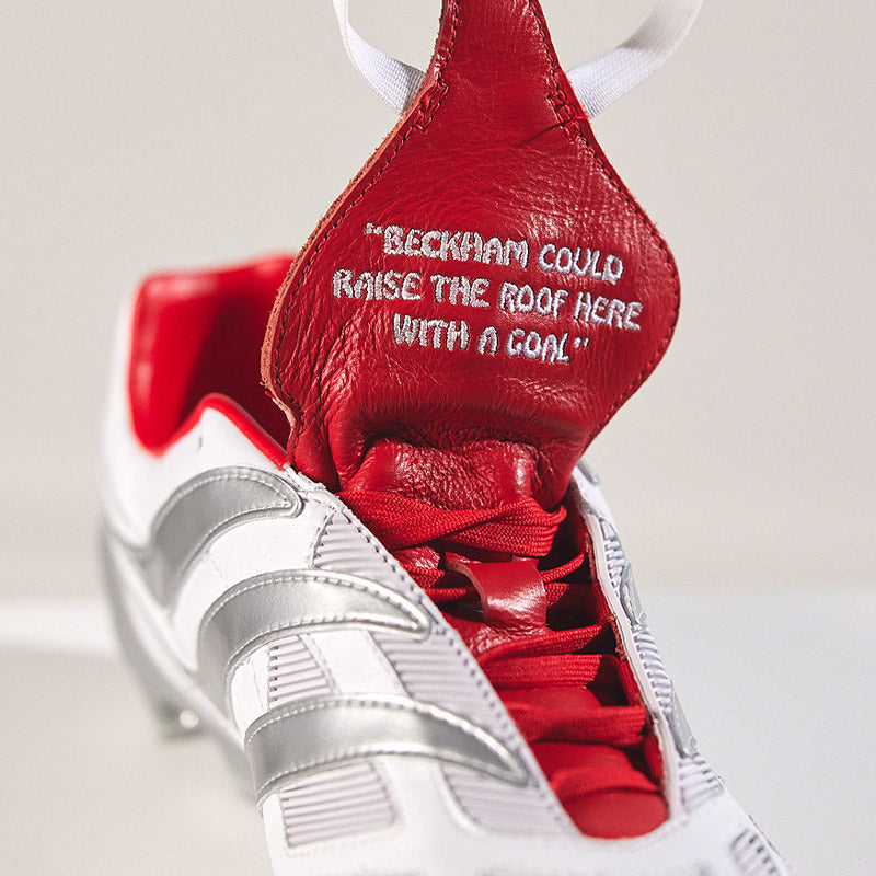 adidas Predator Precision x Beckham Firm Ground - Ftwr White/Silver Met ...
